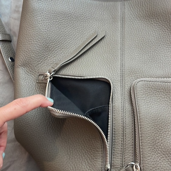 AllSaint Convertible Leather Purse/Backpack - Picture 6 of 13